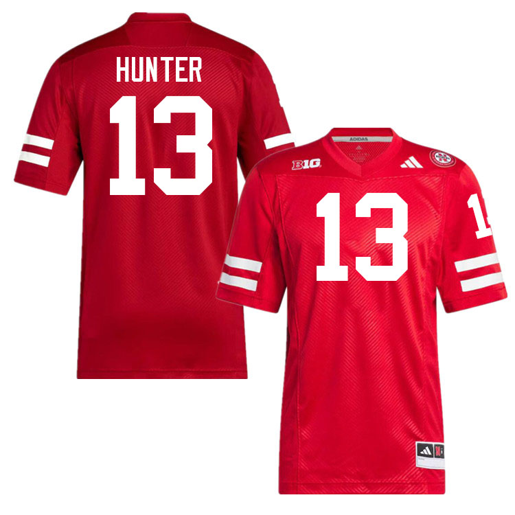 Nebraska Cornhuskers #13 Nyziah Hunter College Football Jerseys Stitched-Scarlet
